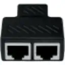 Thumbnail 2 de Adaptador RJ45 Hembra de Red Divisor de Cable 3-RJ45-H 8-pines
