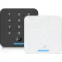 Thumbnail 0 de Ubiquiti Third-generation NFC card reader with a keypad and Apple Touch Pass support.