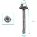 Thumbnail 0 de Hexagonal-10mm 100u. 14x2 Largo-50mm Tornillo Autoperforante 641464001