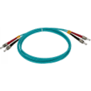 Thumbnail 2 de 2mt ST-ST OM3 Multimodo MM Duplex Jumper Fibra 3.0mm 50/125um LSZH 