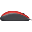 Thumbnail 2 de Logitech M110 Silent - Ratón - diestro y zurdo - óptico - 3 botones - cableado - USB - rojo