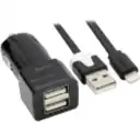 Thumbnail 3 de CARGADOR AUTO 2,1A + CABLE IPHONE 5/6 CERTIF DURACELL PRO183