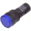 Thumbnail 1 de Azul Luz Piloto LED 12VDC/AC 15mm-diametro 19mm-cabeza 45mm-altura