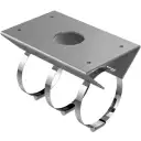 Thumbnail 2 de Adaptador para poste Hikvision compatible con soporte DS-1602ZJ