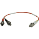 Thumbnail 2 de Tripp Lite 0.3M Duplex Multimode Fiber Optic 62.5/125 Adapter LC/ST M/F 1ft 1' 0.3 Meter - Cable de red - LC de modos múltiples (M) a modo múltiple ST (H) - 0.3 m - fibra óptica - impresión a dos caras - 62,5/125 micras - naranja