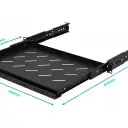 Thumbnail 0 de LINKMADE BANDEJA RETRACTIL TECLADO 1U 30CM VENTILA
