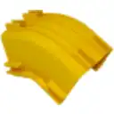 Thumbnail 2 de 120x100mm Angulo 45o Interior Amarilla PC+ABS LSZH Macho