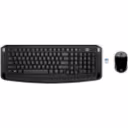 Thumbnail 0 de Kit Teclado Mouse Inalámbrico HP 300 Nano Receptor USB Color Negro