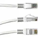 Thumbnail 4 de 30mt Gris PatchCord 1-unid CAT5E UTP CCA-Aleacion RJ45 Inyectado