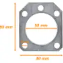Thumbnail 0 de LINKMADE p/57mm Placa Repuesto para Mastil Guy Plate
