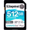 Thumbnail 0 de Kingston Canvas Go! Plus SDXC 512 GB UHS-I (Speed Class 3 / Video Speed Class 30) (SDG3/512GB)
