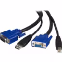 Thumbnail 0 de Cable KVM Todo en 1 VGA USB-A USB-B HD15 2 en 1 Longitud 1.8 metros 