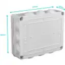 Thumbnail 1 de 255x200x80mm Caja Estanca Blanca IP55 12-Conos 4-Tornillos