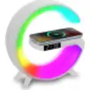 Thumbnail 0 de MLAB PARLANTE MY LIL G 5 IN 1 CARGADOR INALAMBRICO+LUZ RGB+RELOJ+ALARMA WHITE