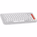 Thumbnail 2 de Kit Teclado Mouse Logitech Pop Icon Conectividad Inalámbrica BT Blanco/Naranja