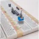 Thumbnail 2 de Interruptor 6-Pin 2-Pos Celeste ON-ON Toggle Perilla 250V 3AMP DPDT