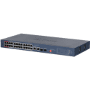 Thumbnail 2 de DH-CS4228-24GT-240-V2. Switch Dahua, 24 Puerto PoE ( 10/100/1000 Mbps), 2 Puertos uplink ( 10/100/1000 Mbps), 2 Puertos SFP ( 1000 Mbps ) Administración en Nube, Capa 2, PoE Total 240W.