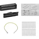 Thumbnail 0 de LINKMADE Metal 48-Keystone Angular PatchPanel 2U Vacio Unloaded