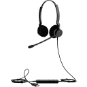 Thumbnail 0 de Audífonos Alámbricos Jabra BIZ 2300 UC Duo On-Ear USB con micrófono color Negro