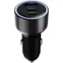 Thumbnail 4 de Klip Xtreme KCC-060 - Car power adapter - 60 Watt - 2 x 24 pin USB-C / 9 pin USB Type A - Cellular phone / Tablet - Car - Para Smartphones, tablets, small devices