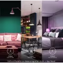 Thumbnail 3 de Pack 3 Ampolletas Smart Nexxt NHB-C120, WiFi RGB 220V A19 Smart Home