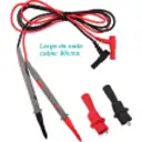 Thumbnail 2 de 1000V 20A Repuesto Par Cables 90cm p/instrumento Multitester 0,9mt
