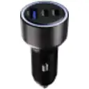 Thumbnail 3 de Klip Xtreme KCC-060 - Car power adapter - 60 Watt - 2 x 24 pin USB-C / 9 pin USB Type A - Cellular phone / Tablet - Car - Para Smartphones, tablets, small devices