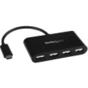 Thumbnail 0 de HUB StarTech Conector USB-C a 4 Port USB A 2.0 color Negro