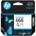 Thumbnail 0 de HP 668 Tricolor (Amarillo / Cyan / Magenta) [7FP36VL]