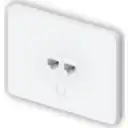 Thumbnail 5 de UI 1-unidad Blanco 2-Keystone Horizontal Faceplate Pintable 118x88mm
