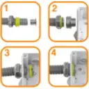 Thumbnail 1 de 25mm Rollo-30mts Conduit Metalico Cubierto-PVC Semi-Flex 3/4-Pulg