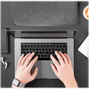 Thumbnail 3 de Funda KlipX KNS-220GR para Notebook hasta 15.6" Acolcha. Poliéster Gris