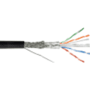 Thumbnail 1 de LINKMADE CABLE 300MT SF/UTP EXTERIOR CAT6 NEGRO UNIFILAR