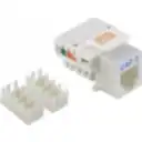 Thumbnail 0 de LINKMADE Blanco Cat3 RJ11/RJ14 6P4C Hembra Punchable Keystone