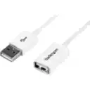 Thumbnail 1 de 1m White USB 2.0 Extension Cable - M/F