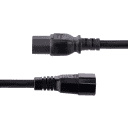 Thumbnail 2 de Cable de Poder StarTech IEC C14 a C15 1.8mt 14 AWG para Serv. UPS color Negro