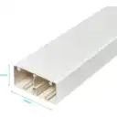 Thumbnail 1 de LINKCHIP CANALETA PVC 100X50MM BLANCA SEPARADOR Y TAPA 2MT CC-10050-W.