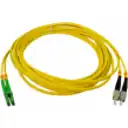 Thumbnail 1 de 5mt LC/APC-FC/UPC MonoModo SM Duplex Jumper Cable Fibra 9/125um 3mm