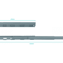 Thumbnail 3 de Forza 2U Fondo-478-1130mm Riel de Rack Soporta-80Kg