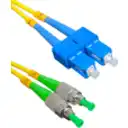 Thumbnail 0 de 1mt SC/UPC-FC/APC MonoModo SM Duplex Jumper Cable Fibra 9/125um 3mm