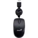 Thumbnail 0 de GENIUS MOUSE CABLE RETRACTIL USB BLACK MICRO-TRAVELER-V2