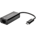 Thumbnail 1 de Adaptador USB-C A Red Gigabit Ethernet 10/100/1000 BASE-T Color Negro