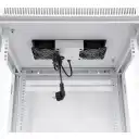 Thumbnail 7 de UBIQUITI Blanco 12U 60cm-Fondo Puerta-Vidrio Gabinete Rack Pared Muro