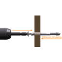 Thumbnail 0 de DRYWALL Volcanita-9mm Tarugo-Tornillo-M6.3x54mm-Autoperfora 25-unids