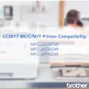 Thumbnail 1 de Cartridge Brother LC3017Y Yellow Comp. MFC-J5330DW/J6530DW/J6930DW 550 Páginas