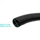 Thumbnail 0 de 25mm Rollo-50mts 21mm-int Conduit Flexible Plastico Corrugado Negro PA
