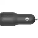 Thumbnail 1 de Belkin Dual Car Charger - Adaptador de corriente para el coche - 37 vatios - PD 3.0 - 2 conectores de salida (USB, 24 pin USB-C)