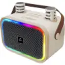 Thumbnail 1 de MLAB KARAOKE MY LiL VOICE LUZ RGB 2 MICROFONOS INALAMBRICOS WHITE
