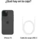 Thumbnail 3 de MTP03BE/A iPhone 15 de 128 GB en negro