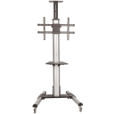 Thumbnail 3 de Soporte Pedestal para TV 32" a 75" hasta 40kg VESA 600*400 Color Negro y Plata